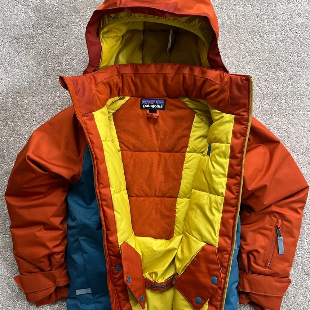 Patagonia Kids' Powder Town Ski Jacket and Powder Town Ski Pants Size XS(5-6) - Picture 3 of 5